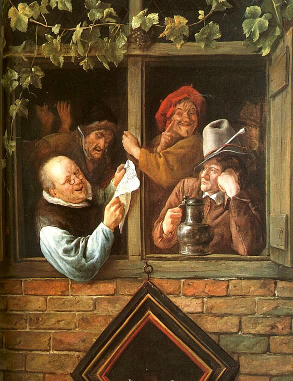 Jan Steen Rhetoricians at a Window